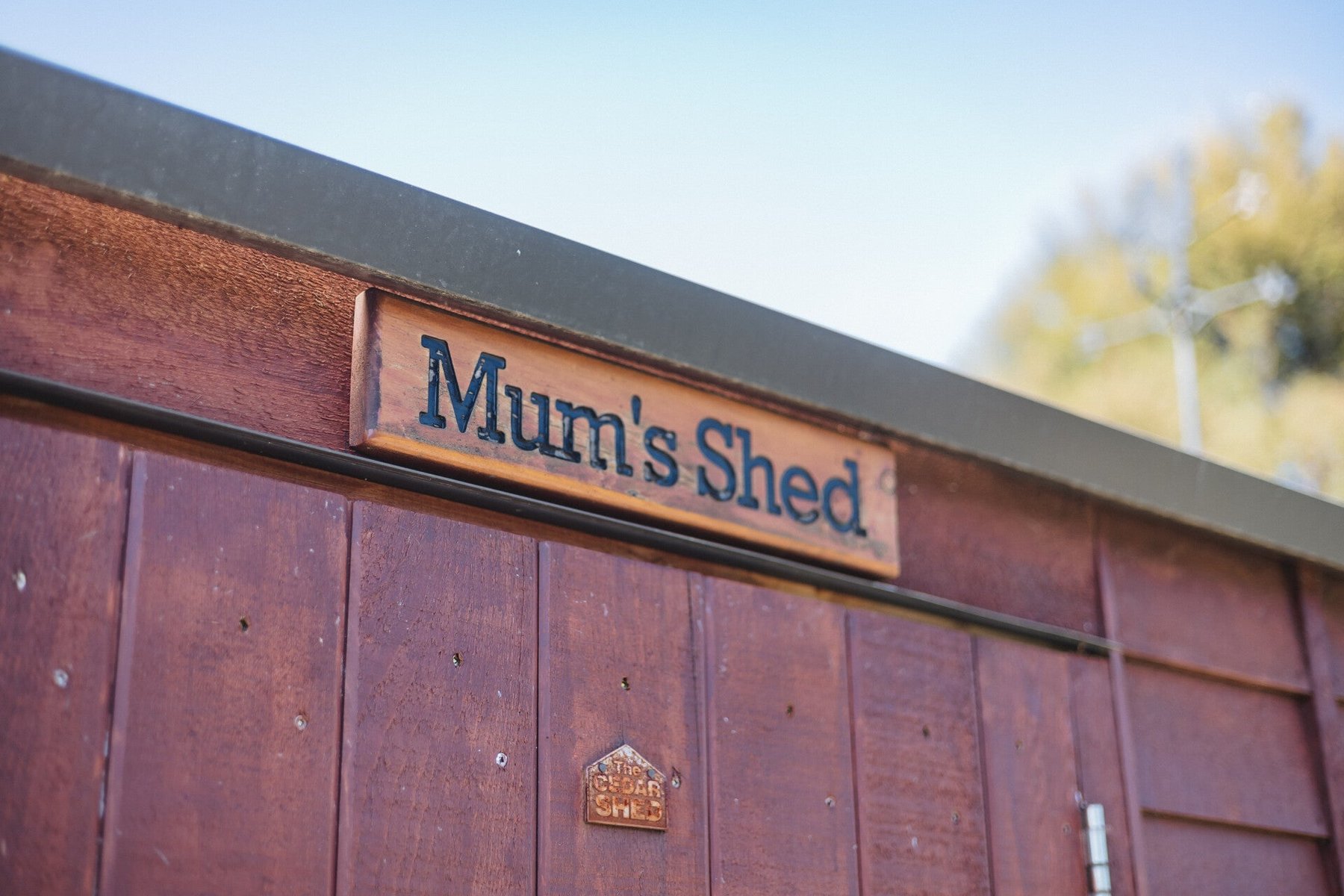 The Mum's Shed, the heart of the farm.